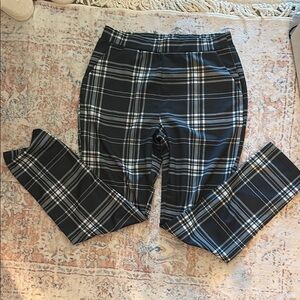 Shein Black and White Checkered Pants